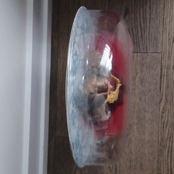 2016 Barbie Red Jewel Toned Sparkling Bodice Holiday Gown Doll Mattel #DRD25 - Picture 11 of 11